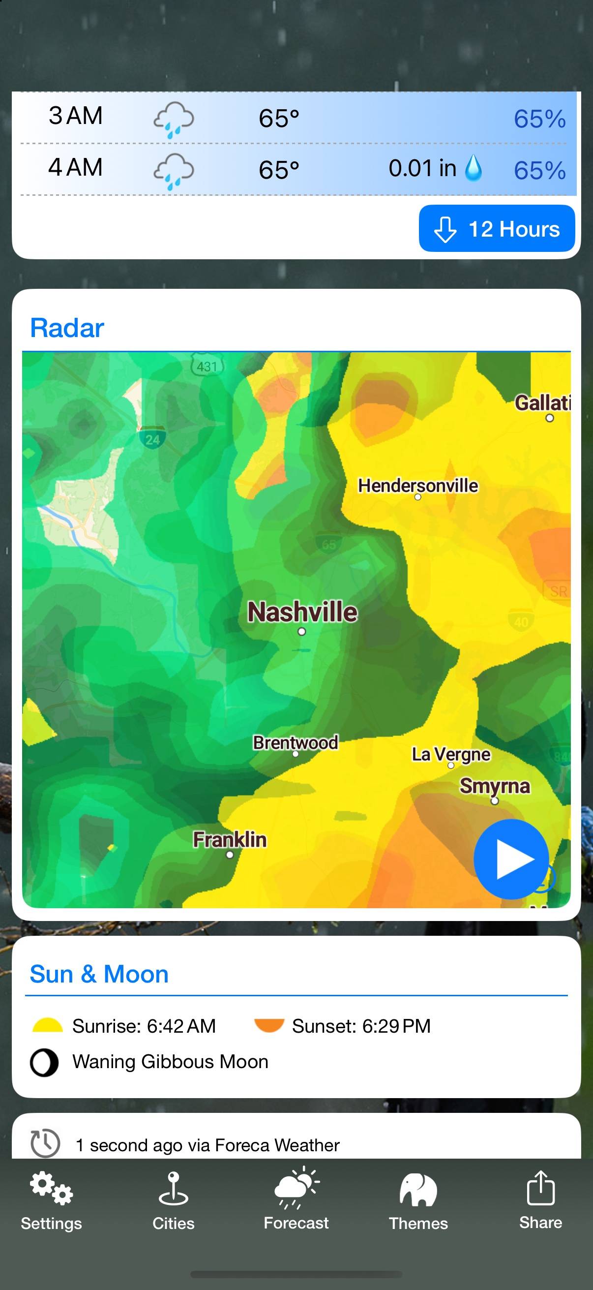 Weather Puppy: Live radar